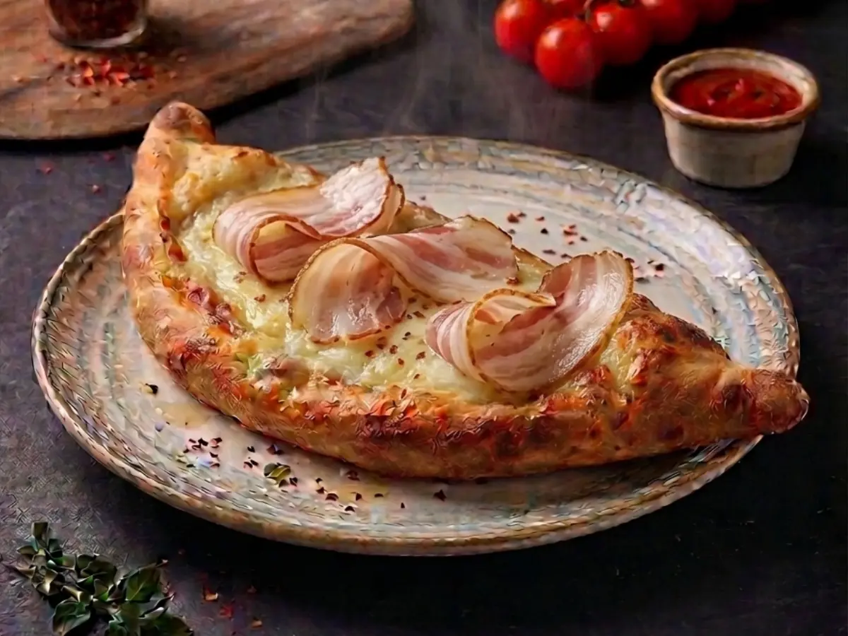 Calzone de bacon