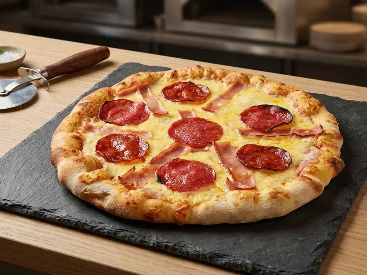Pizza de fiambres